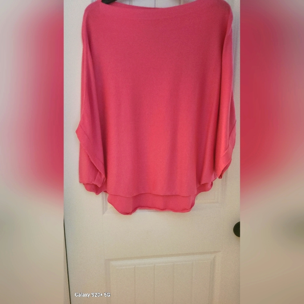 Women's Pink Sweater Topper